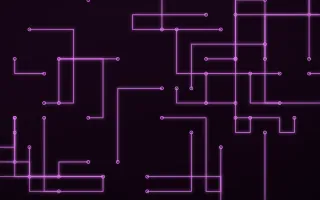 Magenta Uplink II — dark black and purple futuristic background, variation II