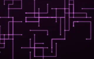 Magenta Uplink III — dark black and purple futuristic background, variation III