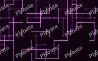 Magenta Uplink III — dark black and purple futuristic background, variation III