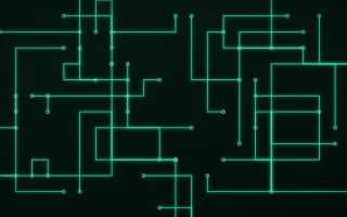 Mint Mainboard — dark black and green futuristic background