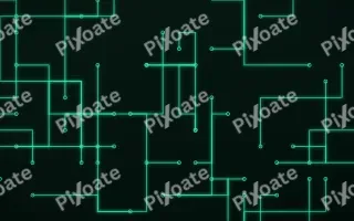 Mint Mainboard II — dark black and green futuristic background, variation II