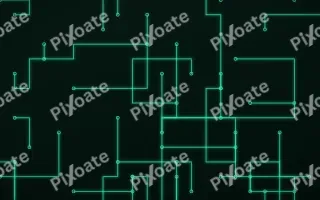 Mint Mainboard III — dark black and green futuristic background, variation III