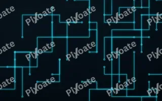 Neon Motherboard II — dark black and teal futuristic background, variation II