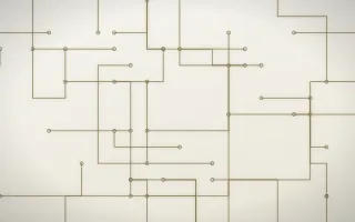Paper Circuit III — light white and yellow futuristic background, variation III