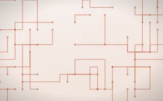 Rose Gold Board III — light white and orange futuristic background, variation III