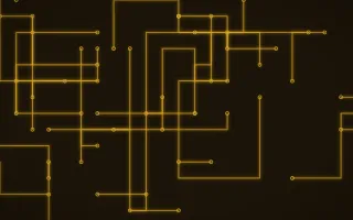 Royal Gold Traces — dark black and gold futuristic background