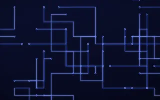 Royal Uplink — dark blue futuristic background