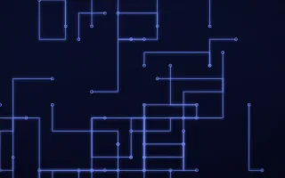 Royal Uplink II — dark blue futuristic background, variation II