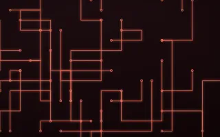 Sunset Relay II — dark black and red futuristic background, variation II