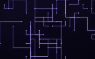 Violet Mainframe — dark black and purple futuristic background