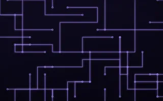 Violet Mainframe II — dark black and purple futuristic background, variation II