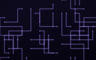 Violet Mainframe III — dark black and purple futuristic background, variation III