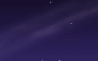 Amethyst Night III — dark blue and purple galaxy background, variation III