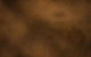 Amber Dust Lane Nebula III — dark black, brown and orange galaxy background, variation III