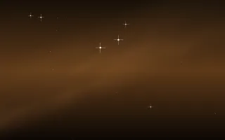 Amber Dust Lane Star Veil II — dark black, brown and orange galaxy background, variation II