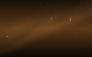 Amber Dust Lane Star Veil III — dark black, brown and orange galaxy background, variation III