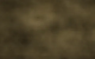 Baade's Window Nebula — dark black, brown and yellow galaxy background