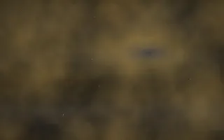 Blue Straggler Gold Nebula II — dark black, brown and gold galaxy background, variation II