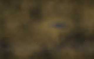 Blue Straggler Gold Nebula III — dark black, brown and gold galaxy background, variation III
