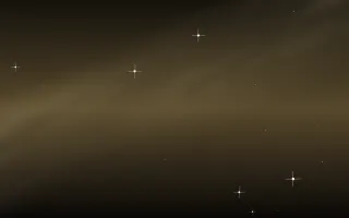 Champagne Halo Star Veil — dark black, brown and yellow galaxy background