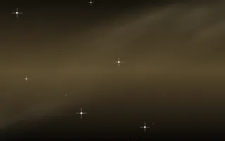 Champagne Halo Star Veil II — dark black, brown and yellow galaxy background, variation II