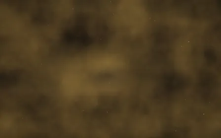 Cinder & Gold Nebula — dark black, brown and gold galaxy background