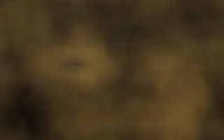 Cinder & Gold Nebula III — dark black, brown and gold galaxy background, variation III