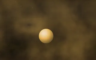 Cinder & Gold Planetfall II — dark black, brown and gold galaxy background, variation II