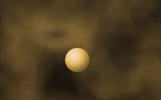 Cinder & Gold Planetfall III — dark black, brown and gold galaxy background, variation III
