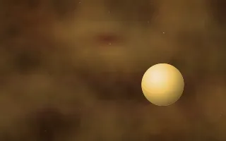 Crimson & Gilt Planetfall — dark black, brown and gold galaxy background