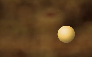 Crimson & Gilt Planetfall II — dark black, brown and gold galaxy background, variation II