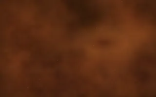 Ember Core Nebula III — dark black, brown and orange galaxy background, variation III