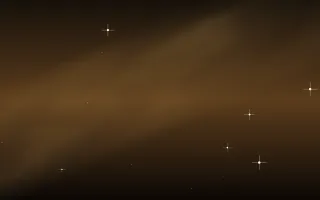 Galactic Core Star Veil — dark black, brown and orange galaxy background