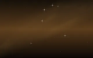 Galactic Core Star Veil II — dark black, brown and orange galaxy background, variation II
