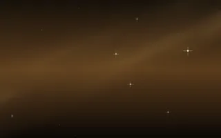 Galactic Core Star Veil III — dark black, brown and orange galaxy background, variation III