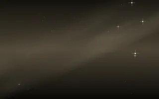 Ivory Dust Star Veil II — dark black, brown and beige galaxy background, variation II