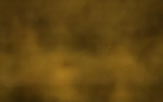 Marigold Arm Nebula — dark black, orange and gold galaxy background
