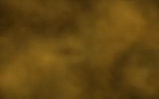 Marigold Arm Nebula III — dark black, orange and gold galaxy background, variation III
