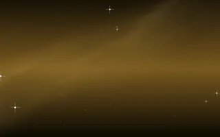 Midas Drift Star Veil — dark black, brown and yellow galaxy background