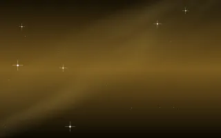Midas Drift Star Veil II — dark black, brown and yellow galaxy background, variation II