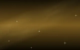 Midas Drift Star Veil III — dark black, brown and yellow galaxy background, variation III