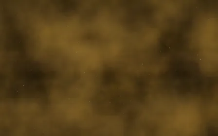 Ochre Shoals Nebula — dark black, brown and gold galaxy background