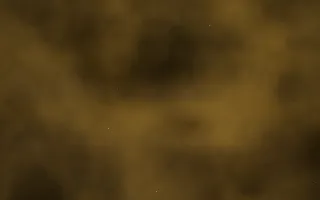 Ochre Shoals Nebula II — dark black, brown and gold galaxy background, variation II