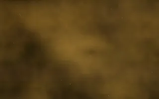 Ochre Shoals Nebula III — dark black, brown and gold galaxy background, variation III