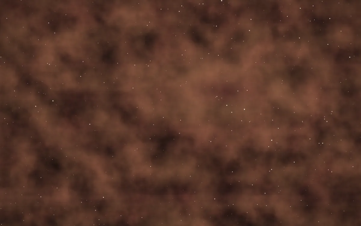 Rose Gold Reef Nebula — dark black, red and orange galaxy background
