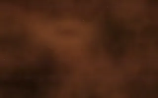 Russet Halo Nebula III — dark black, brown and orange galaxy background, variation III