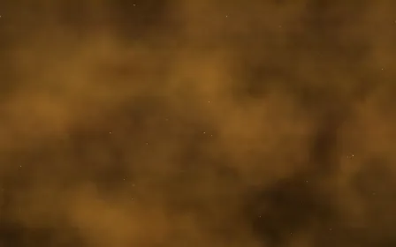 Saffron Nursery Nebula — dark black and orange galaxy background