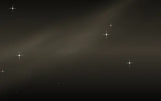 Smoky Quartz Star Veil — dark black, grey and orange galaxy background