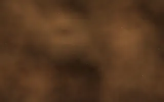 Tawny Bulge Nebula — dark black and orange galaxy background