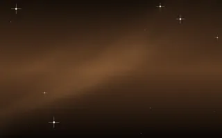 Tawny Bulge Star Veil — dark black, brown and orange galaxy background